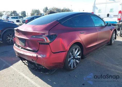 2025 Tesla Model 3 Long Range Rear-Wheel Drive/Standard Rear-Wheel Drive from USA, damaged, VIN 5YJ3E1EA8SF046427